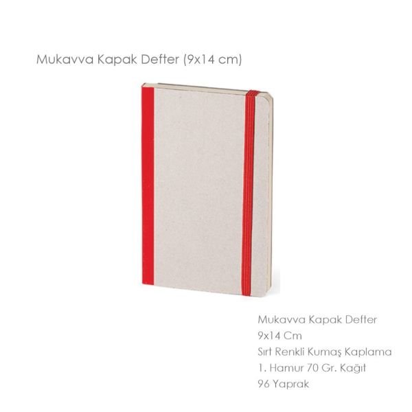 Mukavva Kapaklı Defter