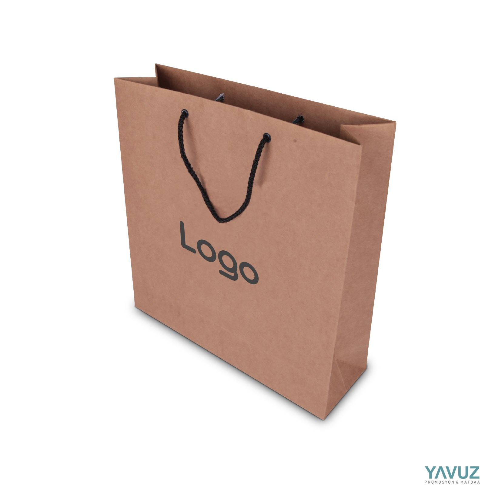 Logolu Karton Çanta
