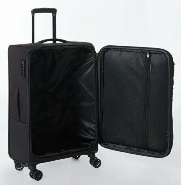 Logolu Orta Boy Kumaş Valiz