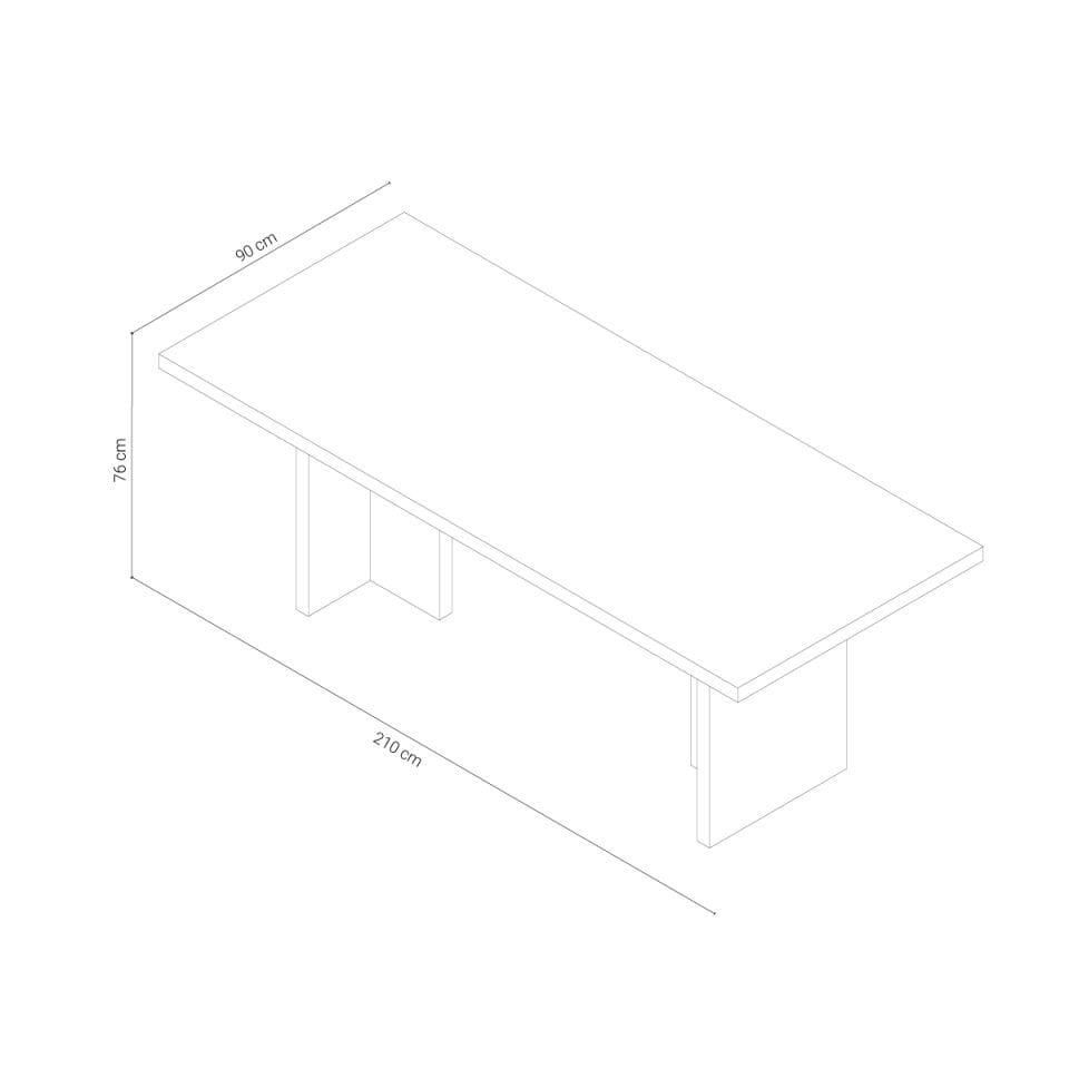 Masif Meşe Masa – BEAM Serisi