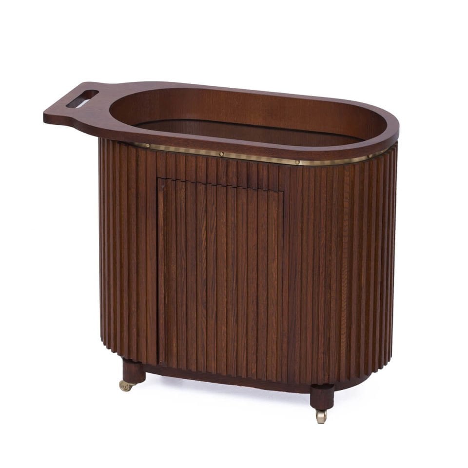 Solid Oak Drinking Servant 2 – DOCIA CELLAR Series Forest