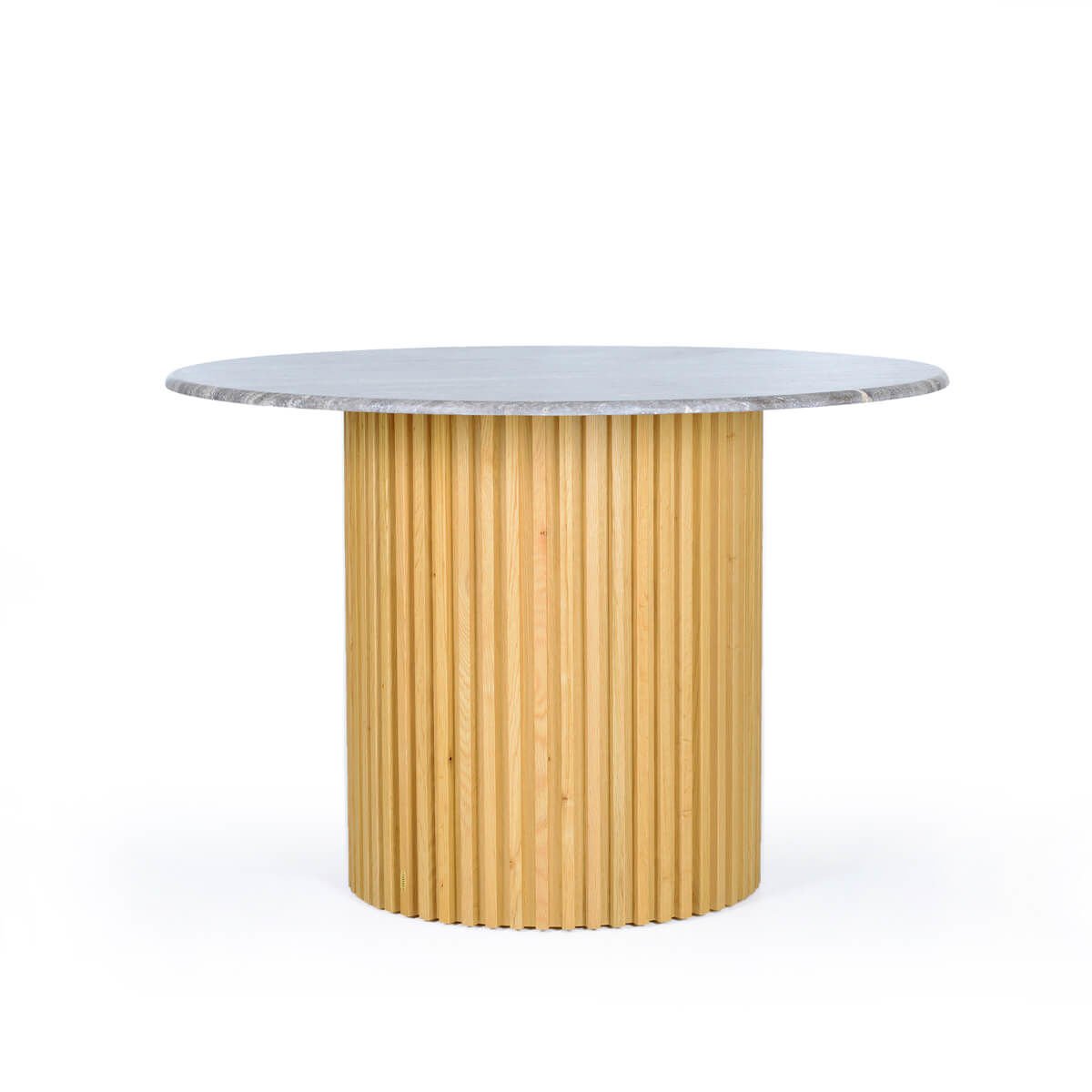 Traverten Yuvarlak Masa – DOCIA Serisi Honey