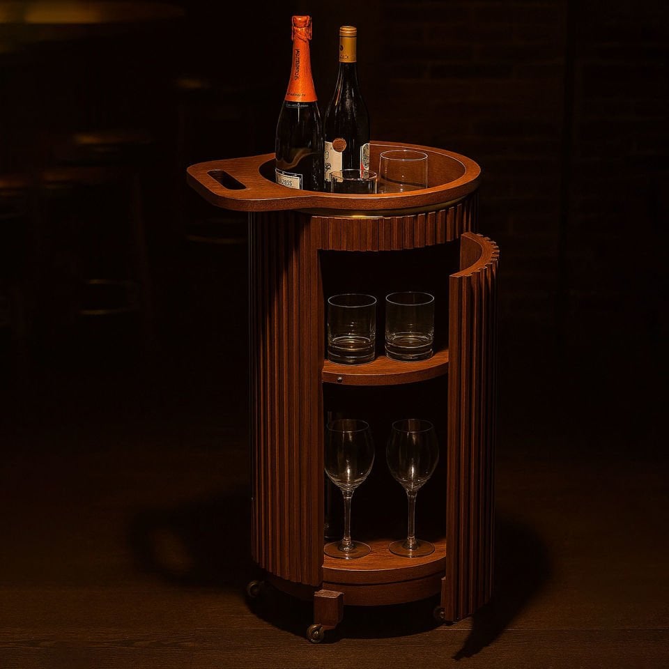 Masif Ahşap Servant 1 - DOCIA MAHZEN Serisi