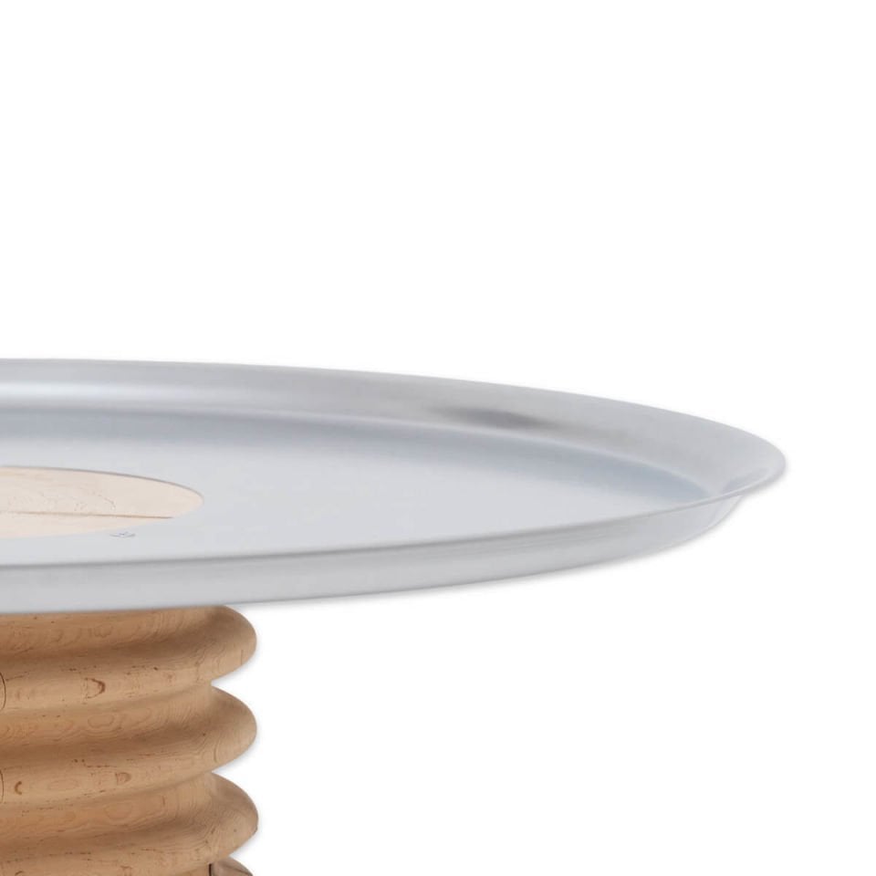 Silver Color Cedar Center Table – SOFRA Series