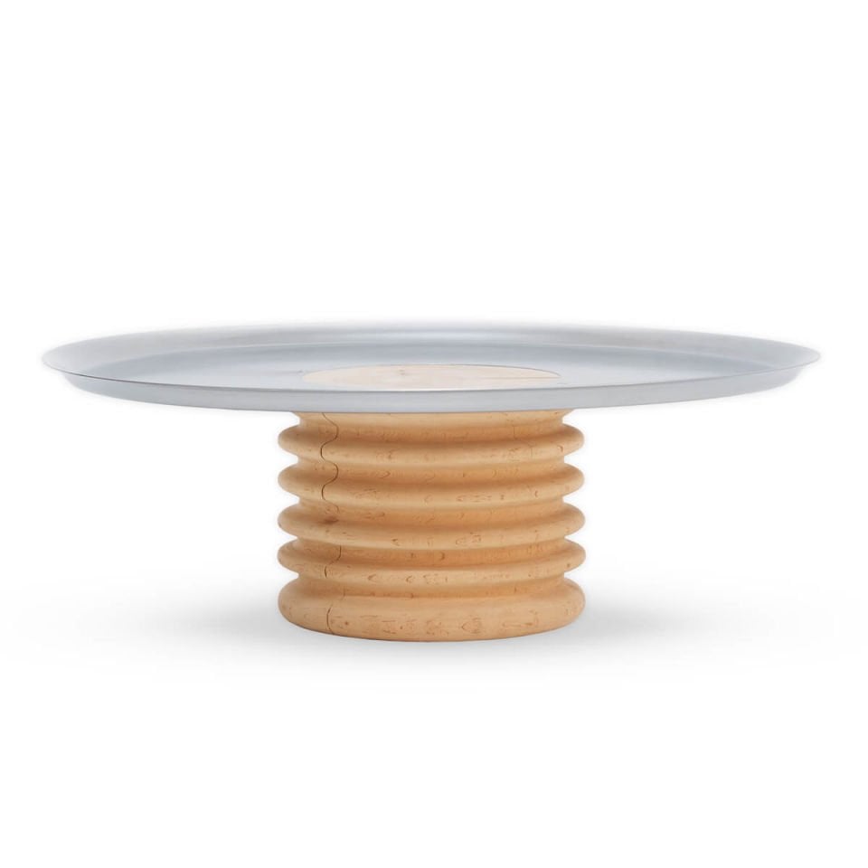 Silver Color Cedar Center Table – SOFRA Series