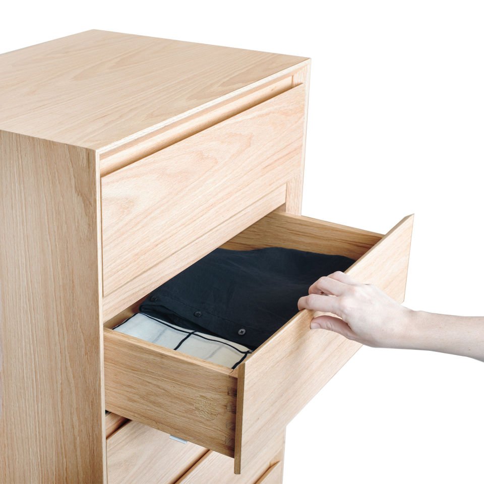 Ahşap Şifonyer, Dikey - BEAM Serisi Raw