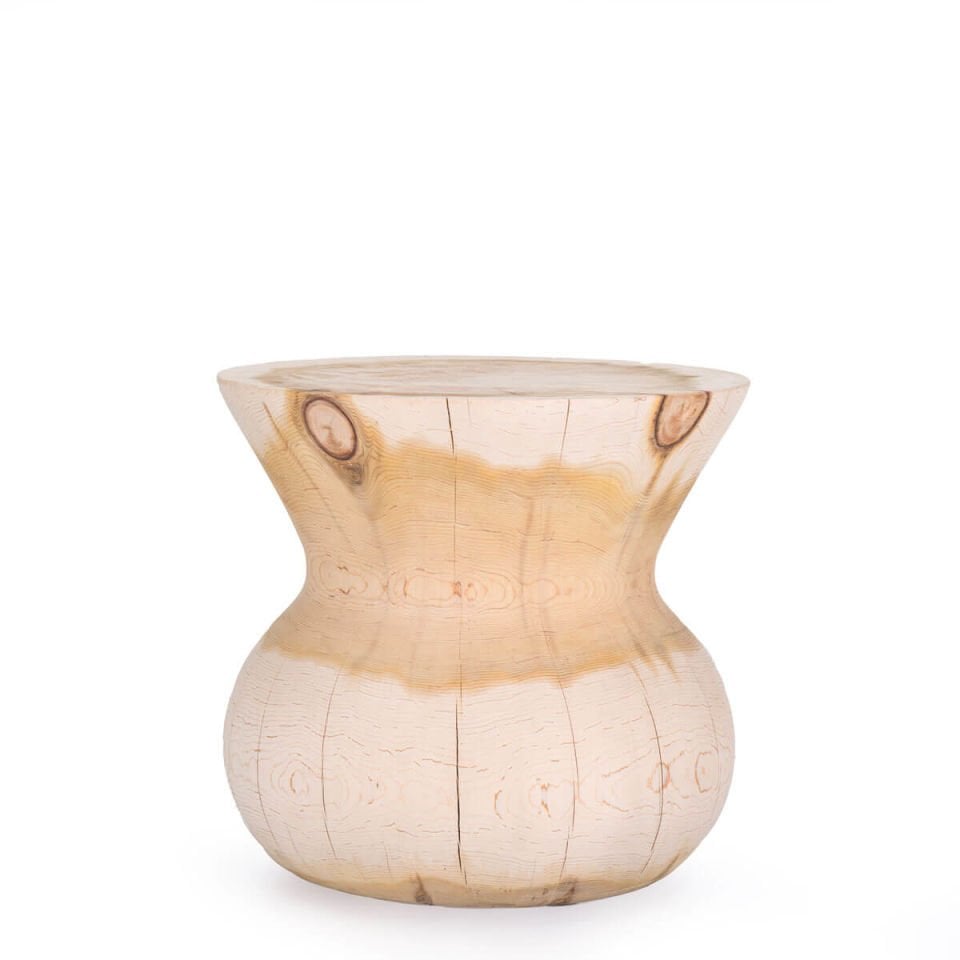 Cedar Block Wood Coffee Table / Stool – ORIENT Series