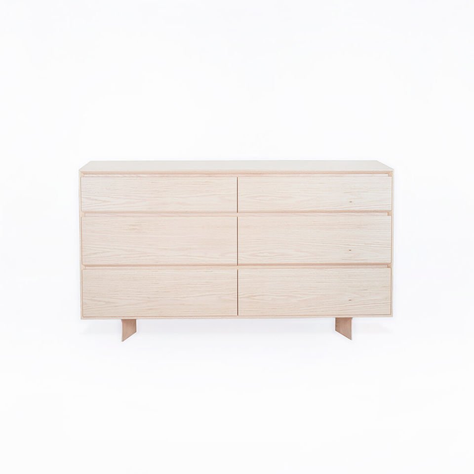 BEAM Solid Oak Dresser Raw