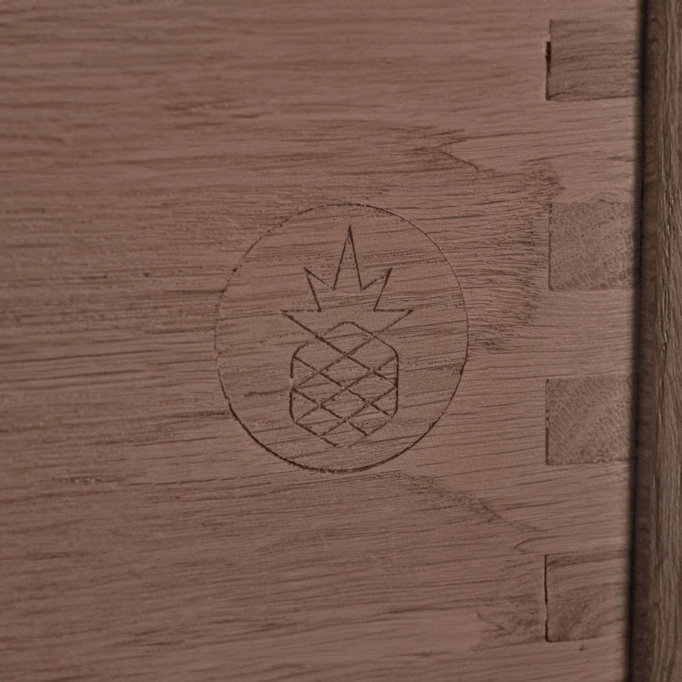 Solid Oak Nightstand – BEAM Series Forest