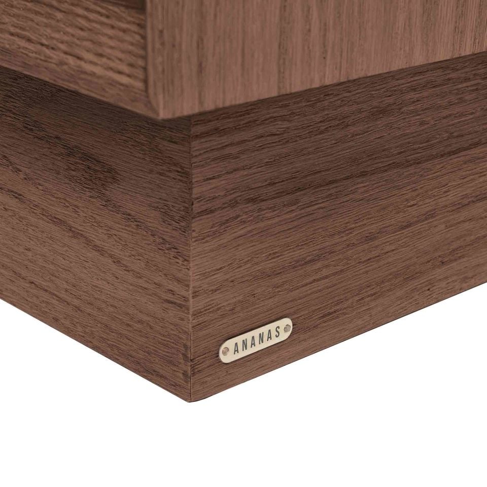 Solid Oak Nightstand – BEAM Series Forest