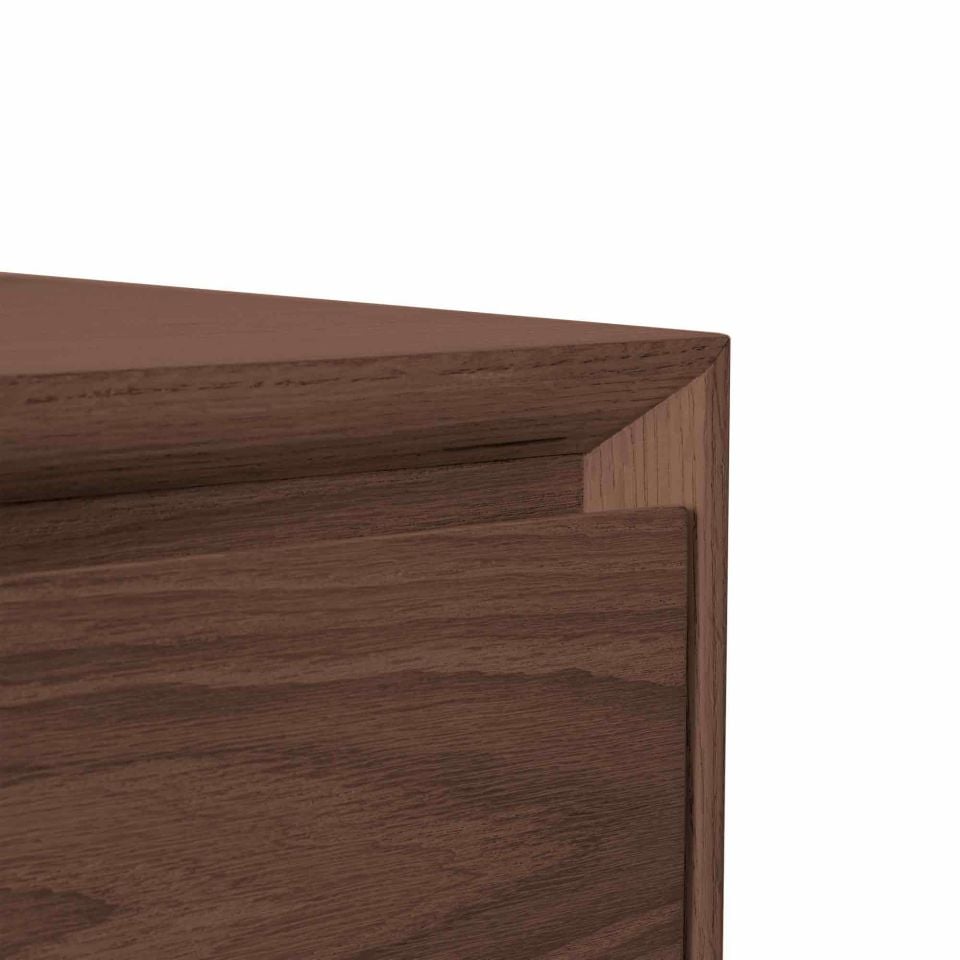 Solid Oak Nightstand – BEAM Series Forest