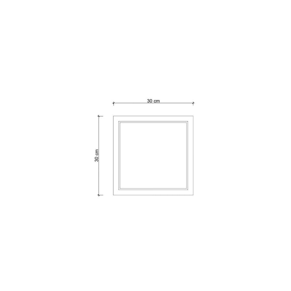 Oak Serving Board – BORDER Series, Square