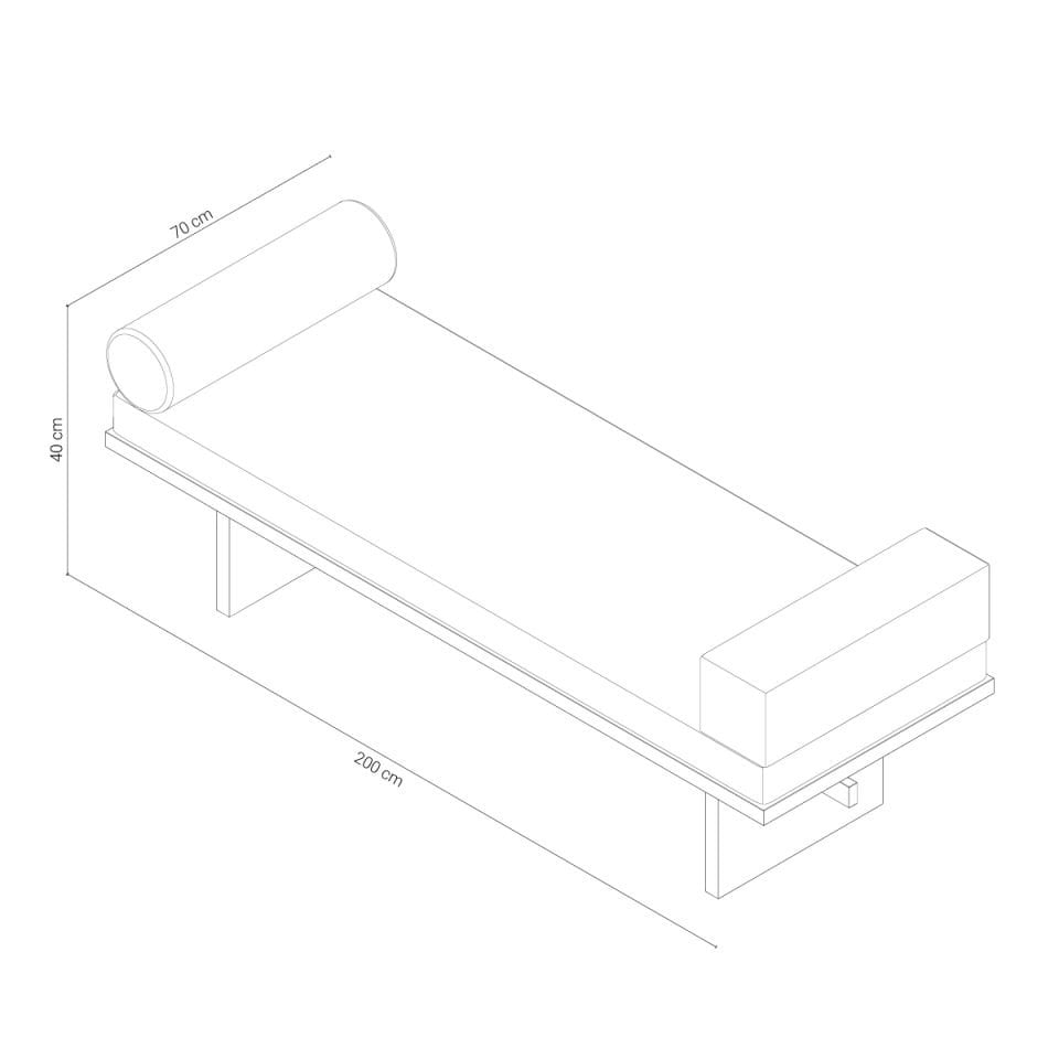 Meşe Daybed – KAMA Serisi
