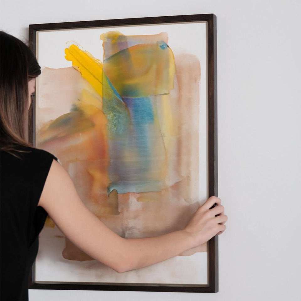 Masif Ahşap Dekoratif Çerçeve, Meşe – EDGE Serisi 52x72 cm