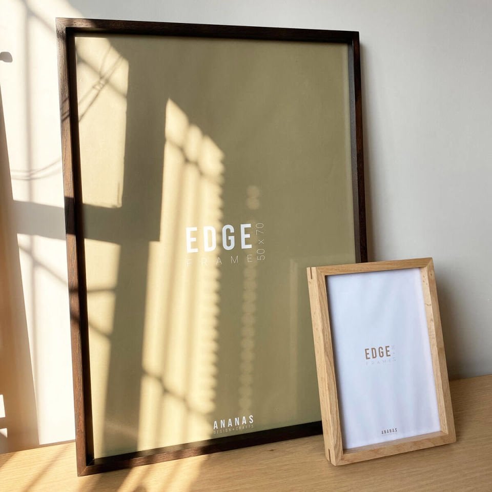 Masif Ahşap Dekoratif Çerçeve, Meşe – EDGE Serisi 52x72 cm
