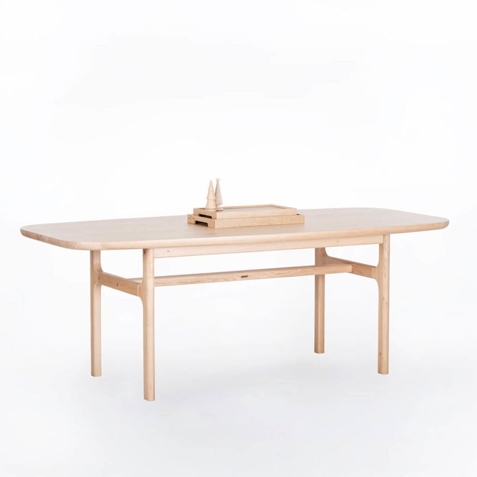 Solid Oak Table – HOMELAND Series Raw