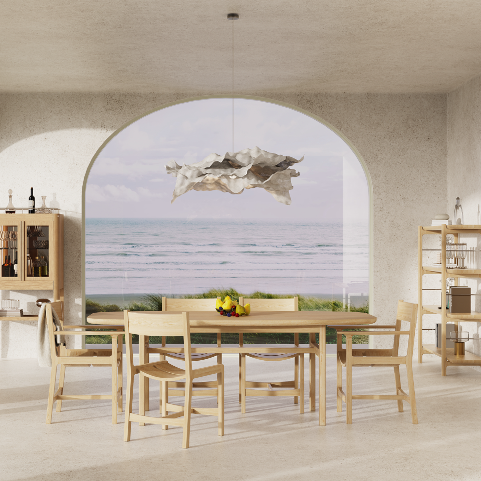Solid Oak Table – HOMELAND Series Raw