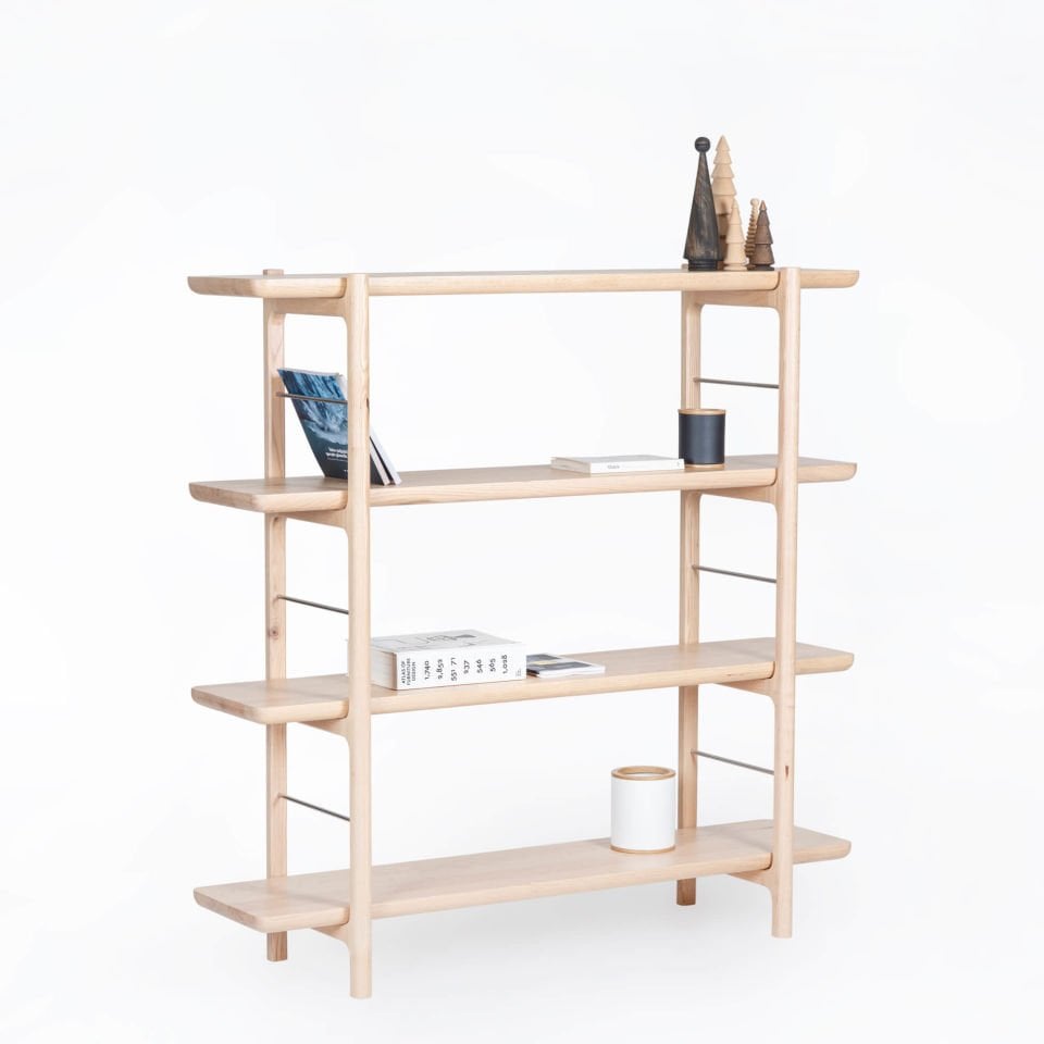 Oak Bookcase 2 – HOMELAND Series Raw