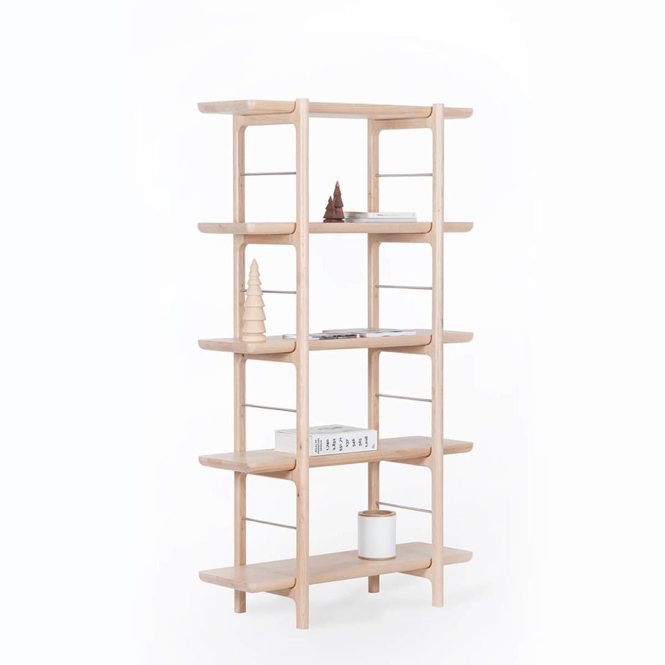 Oak Bookcase 1 – HOMELAND Series Raw