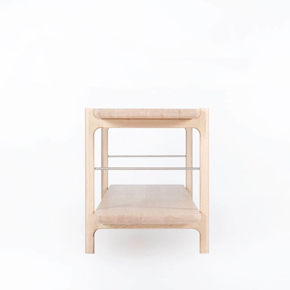 Solid Oak TV Unit 1 – HOMELAND Series Raw
