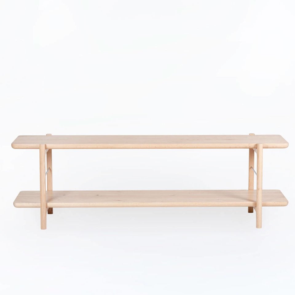 Solid Oak TV Unit 1 – HOMELAND Series Raw