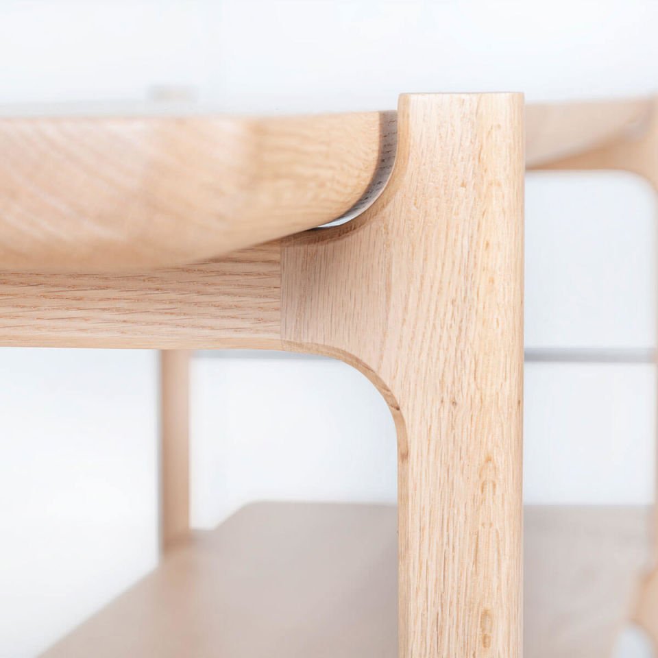 Solid Oak TV Unit 1 – HOMELAND Series Raw