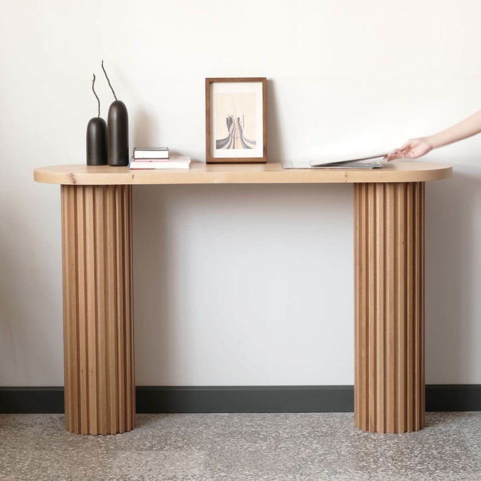 Solid Oak Dresser – DOCIA Series Raw