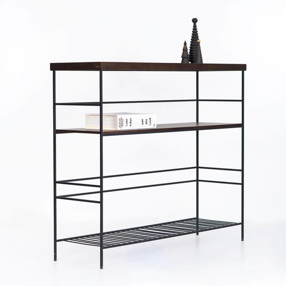 Solid Oak High Dresser – EDGE Series Dark