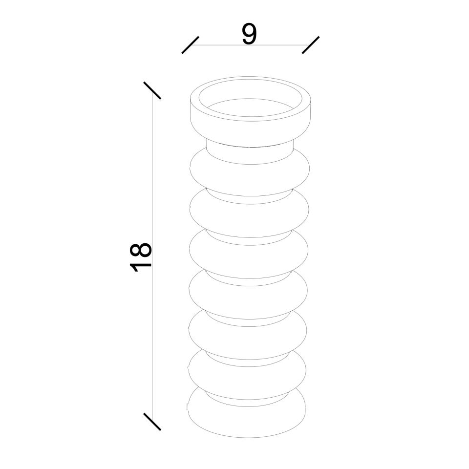 Ahşap Mumluk Seti - SOFRA Serisi, Orta Boy