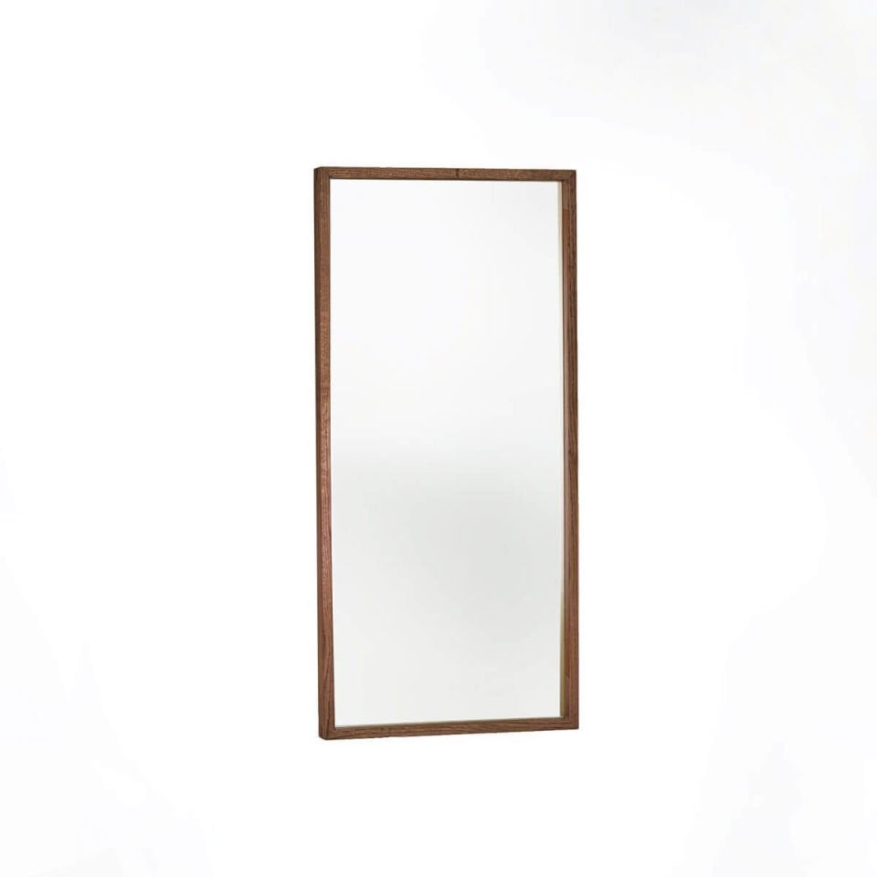 Wooden Framed Bronze Mirror, Medium Size – EDGE Series