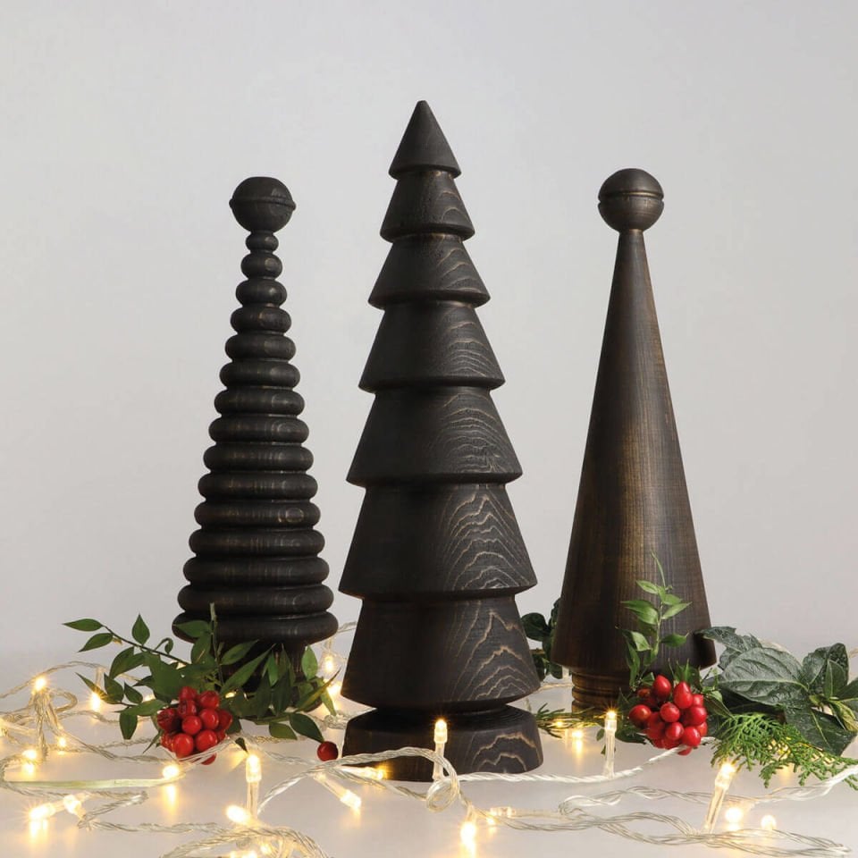 Ahşap Yılbaşı Ağacı CEDAR – Sedir, Büyük Boy Dark