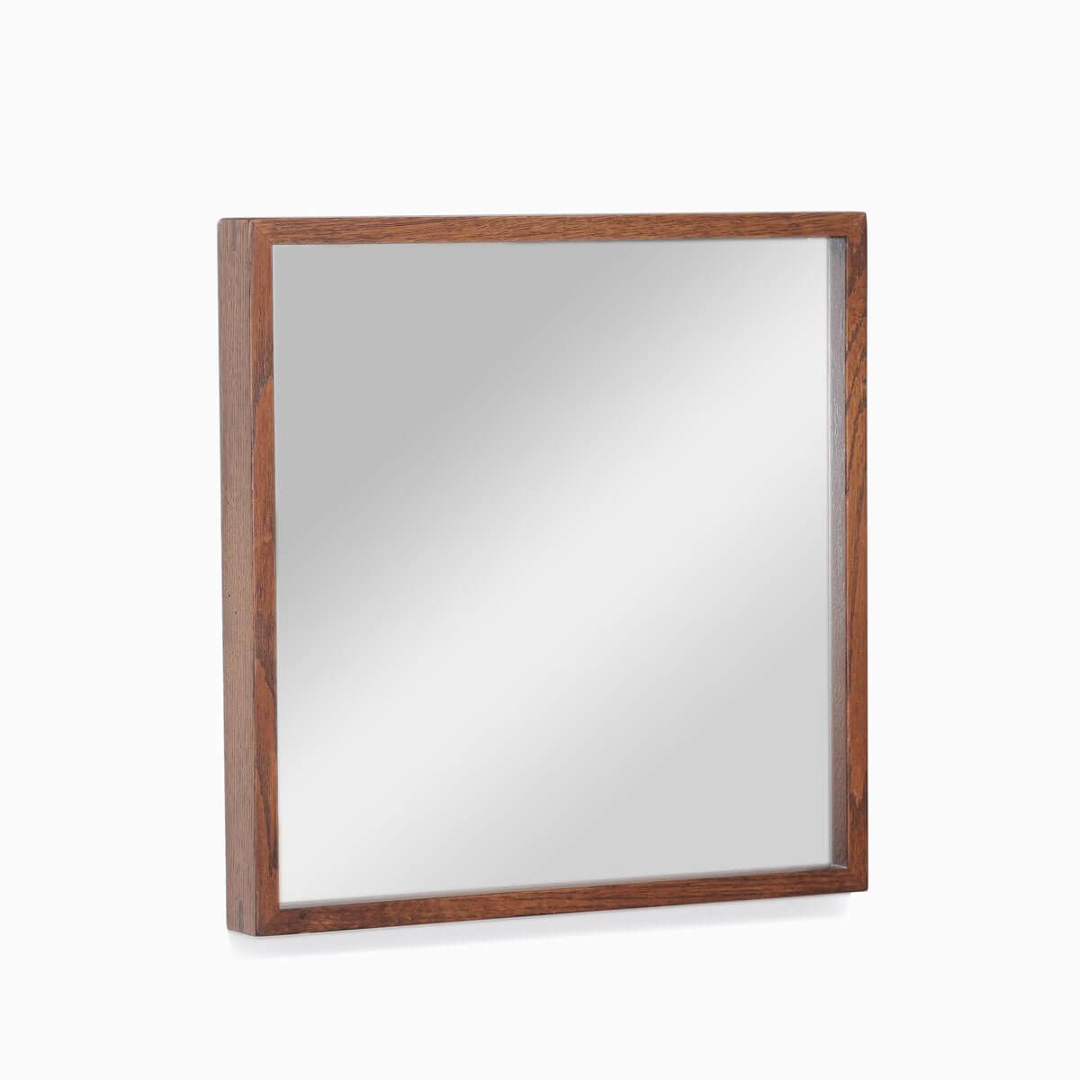 Wooden Framed Mirror, 40x40 Square – EDGE Series Forest