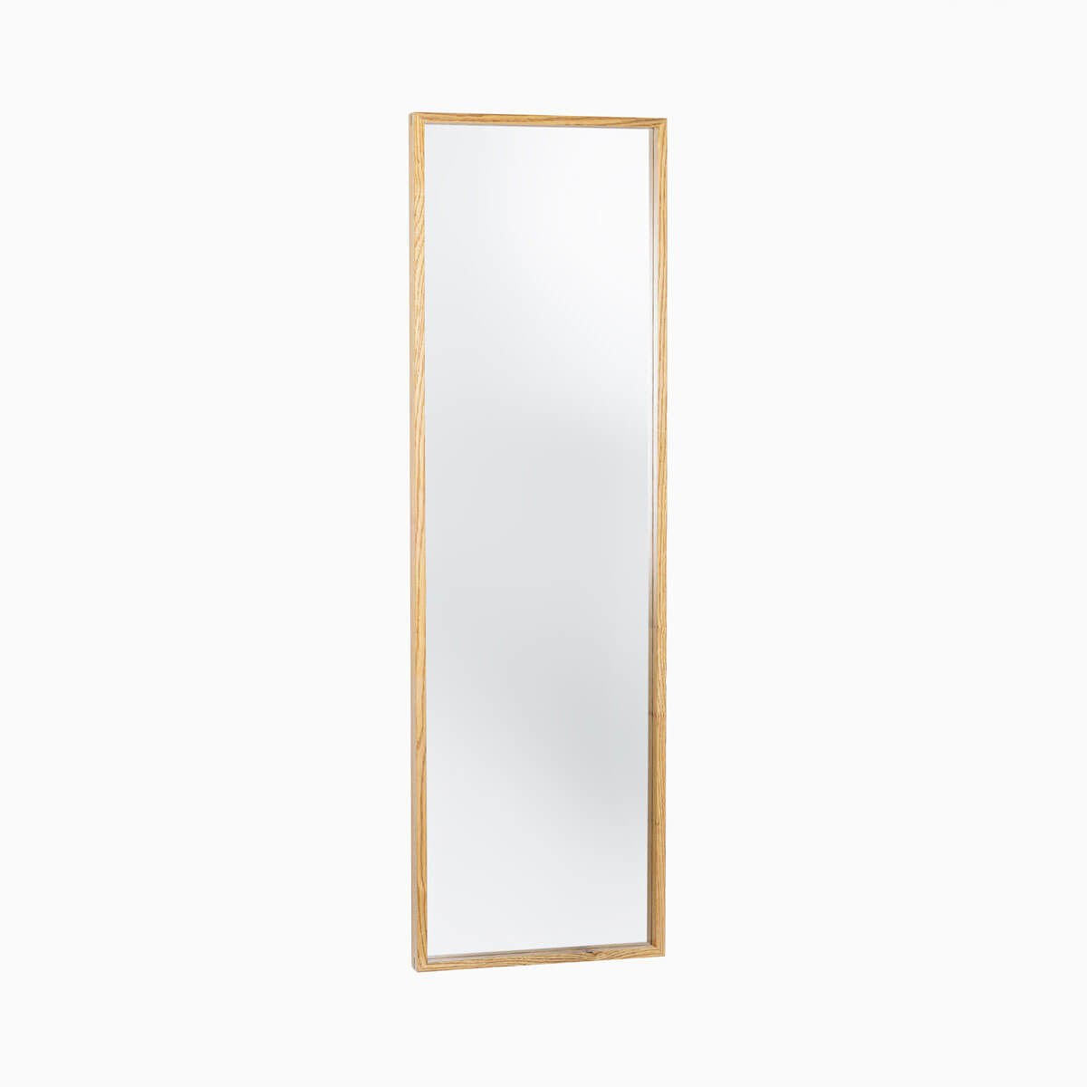 Wooden Framed Mirror, Long – EDGE Series Honey