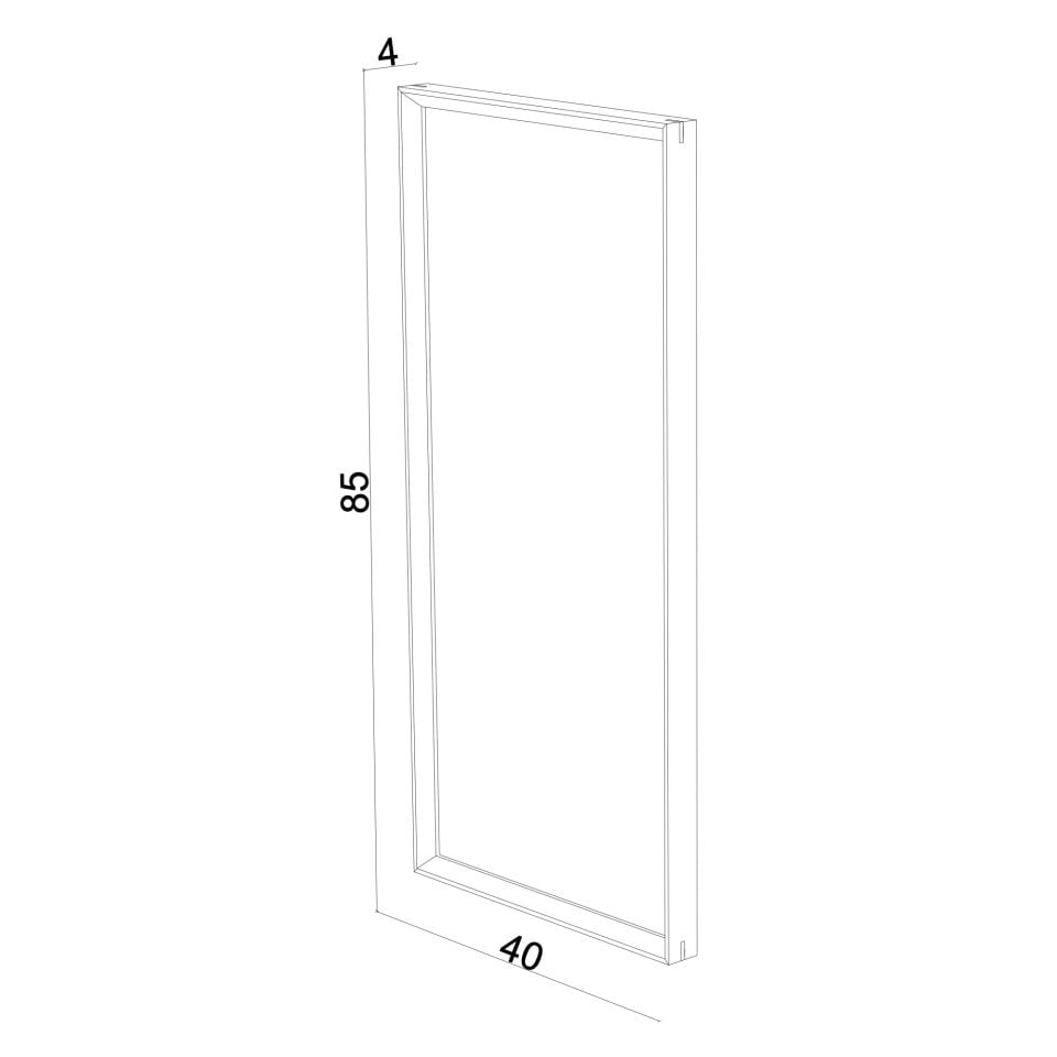 Wooden Framed Mirror, Medium Size – REGULAR Series Raw