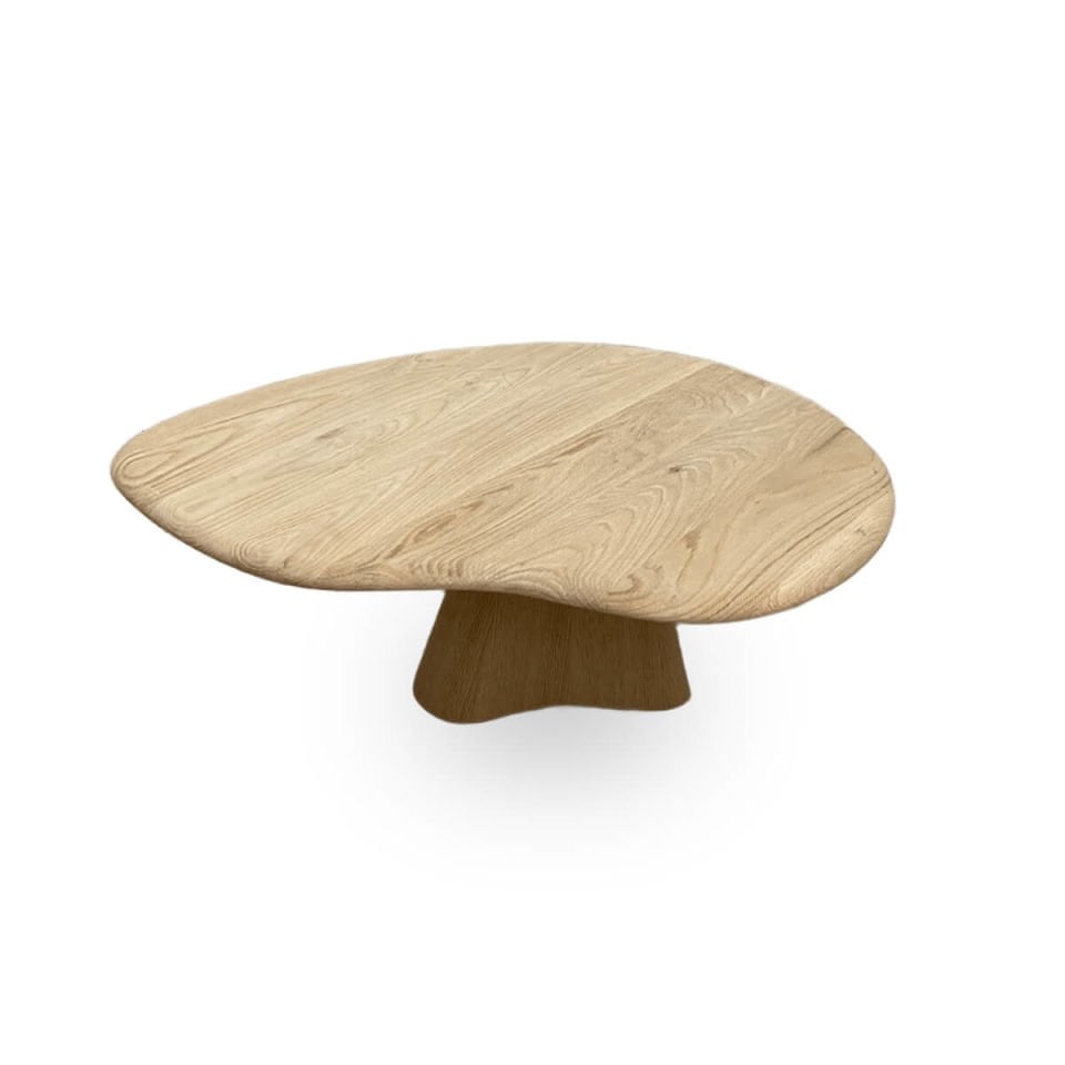 Solid Wood Coffee Table 2 – LAGOON Series Raw