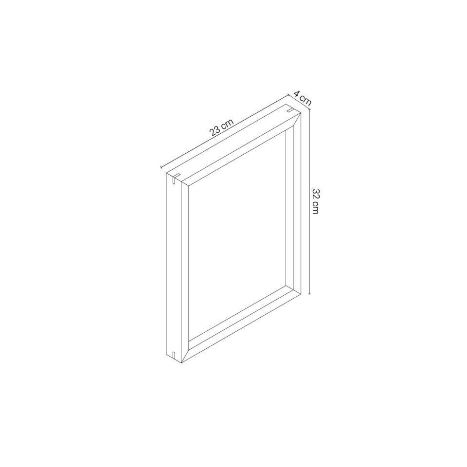 Solid Wood Decorative Frame, Oak – EDGE Series 23x32 cm Honey