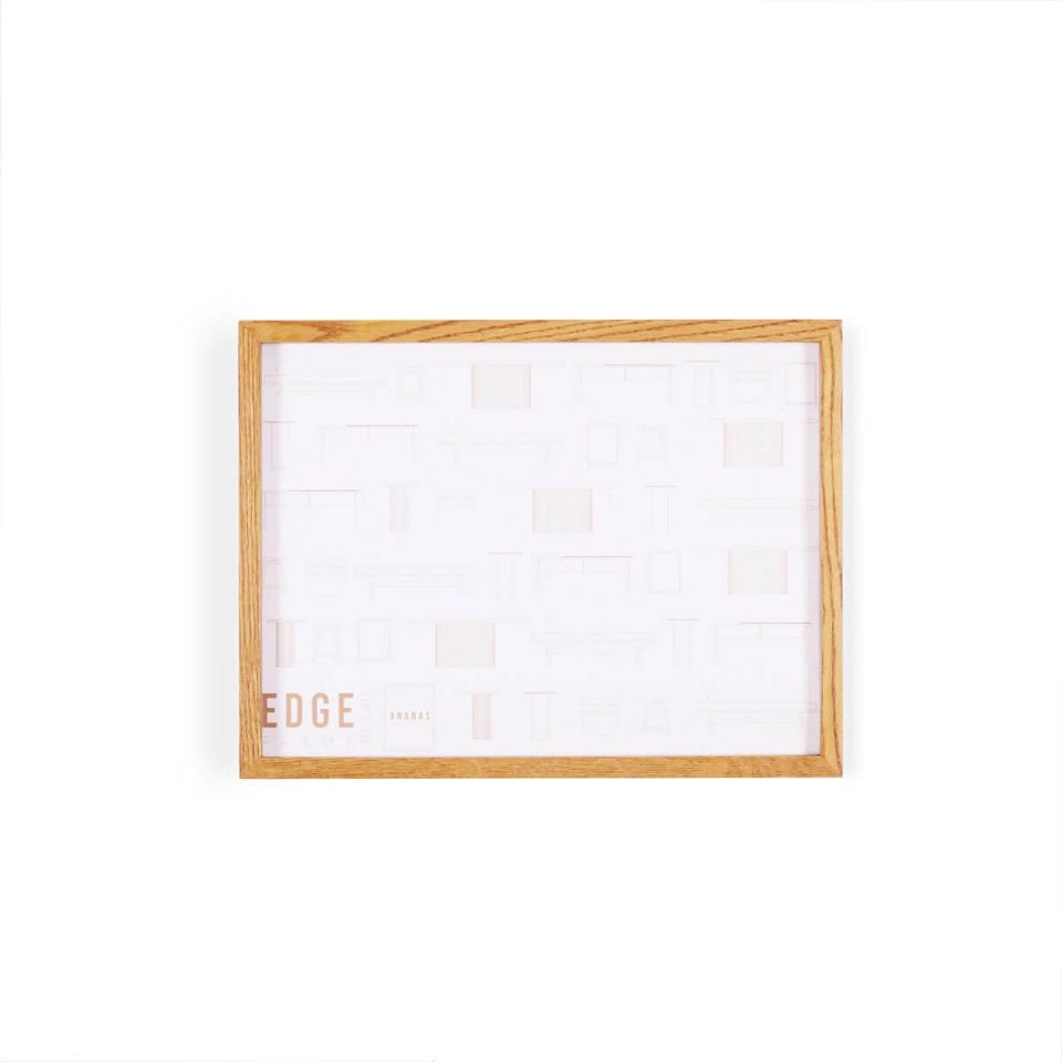 Masif Ahşap Dekoratif Çerçeve, Meşe – EDGE Serisi 32x42 cm Honey