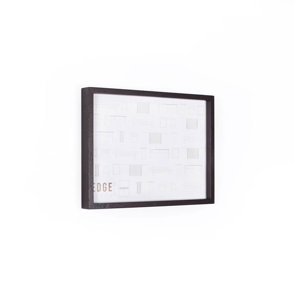 Masif Ahşap Dekoratif Çerçeve, Meşe – EDGE Serisi 32x42 cm Dark