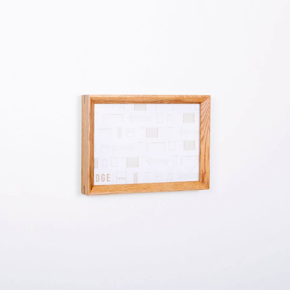 Masif Ahşap Dekoratif Çerçeve, Meşe – REGULAR Serisi 23x32 cm Honey