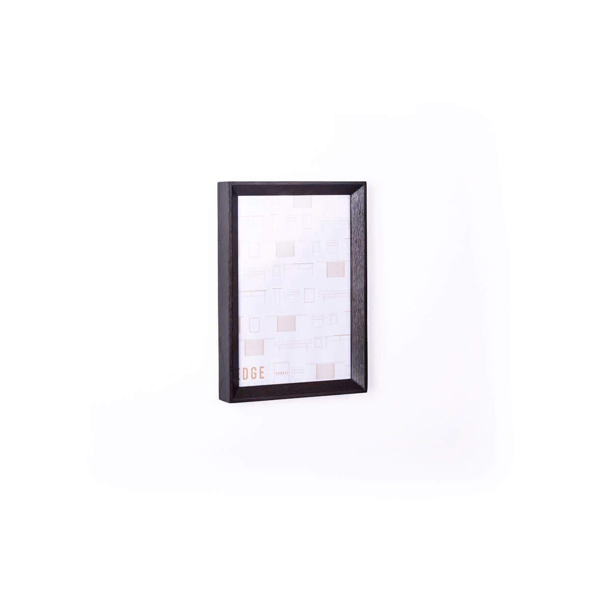 Masif Ahşap Dekoratif Çerçeve, Meşe – REGULAR Serisi 23x32 cm Dark