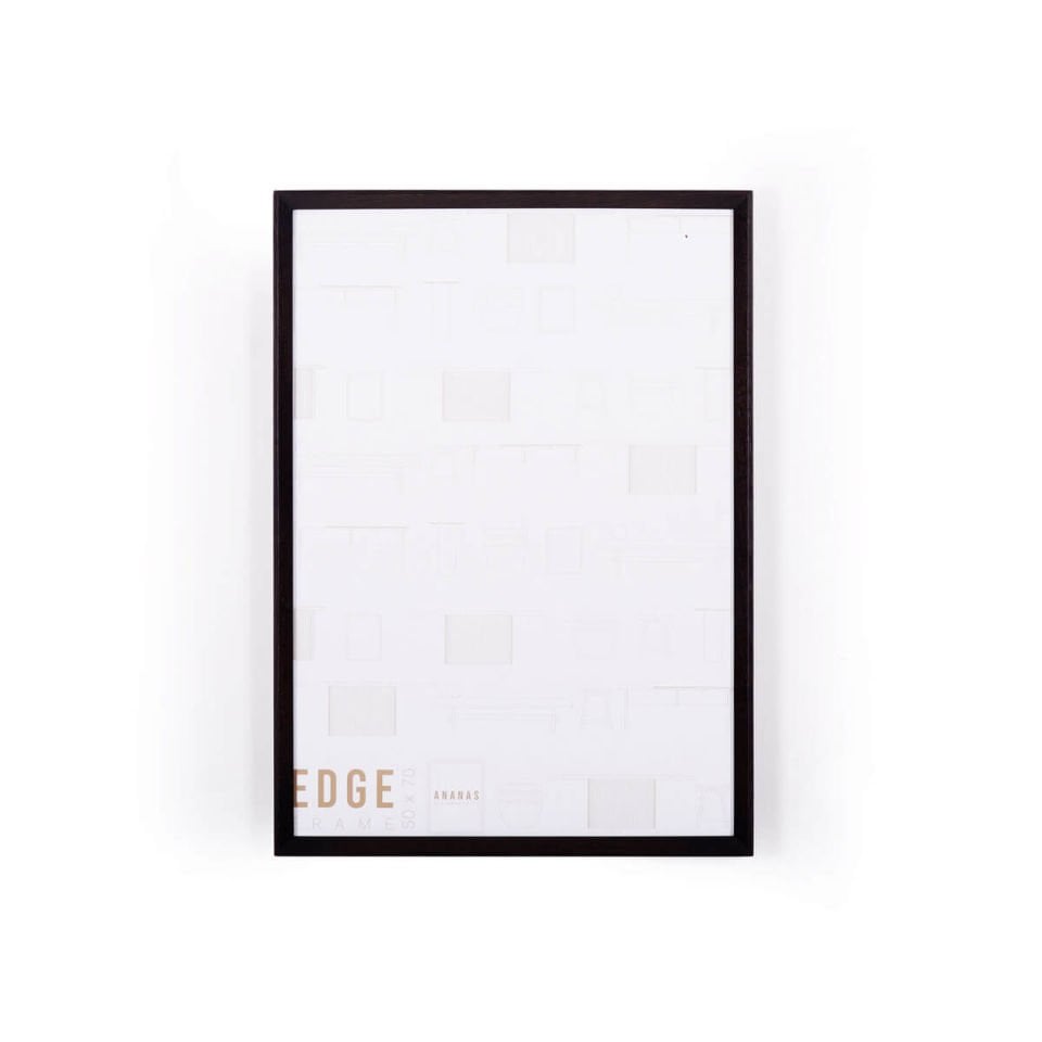 Solid Wood Decorative Frame, Oak – REGULAR Series 52x72 cm Dark