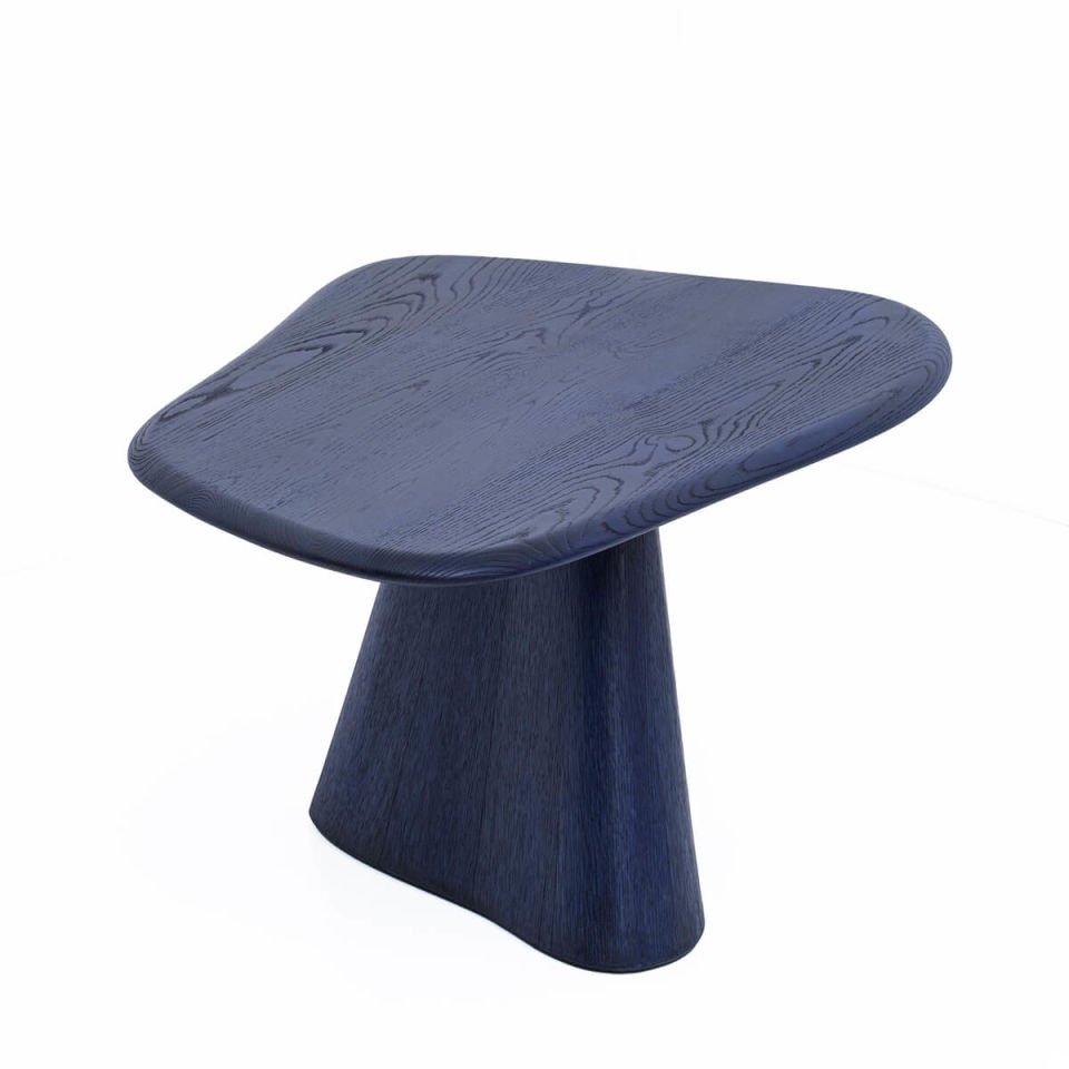 Masif Ahşap Orta Sehpa 2 – LAGOON Serisi Navy Blue