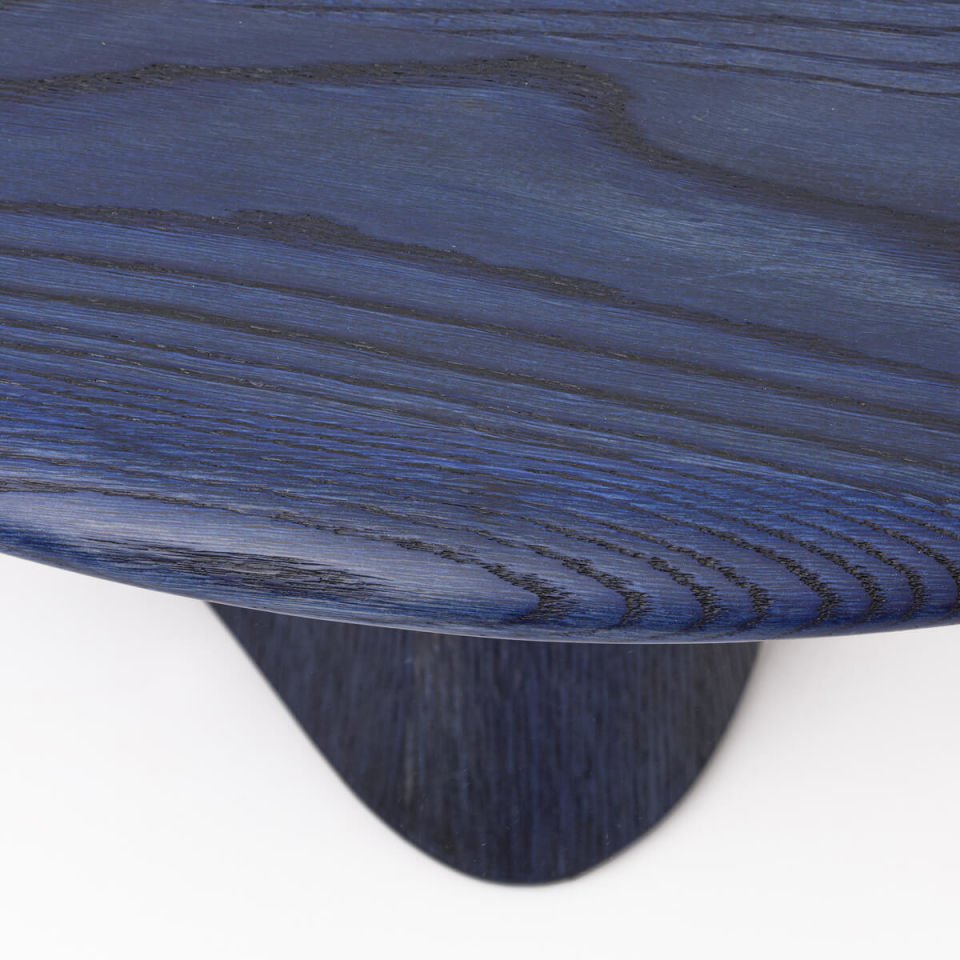 Masif Ahşap Orta Sehpa 2 – LAGOON Serisi Navy Blue