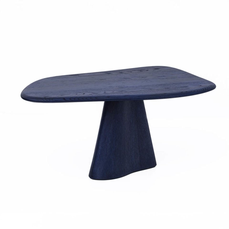 Masif Ahşap Orta Sehpa 1 – LAGOON Serisi Navy Blue