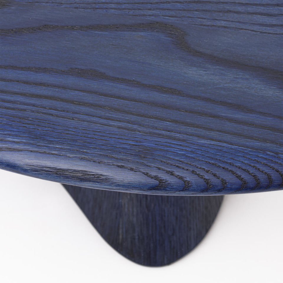 Masif Ahşap Orta Sehpa 1 – LAGOON Serisi Navy Blue