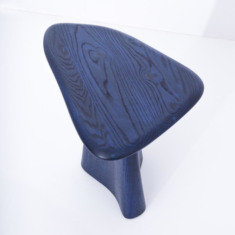 Ahşap Orta Sehpa 3 - LAGOON Serisi Navy Blue