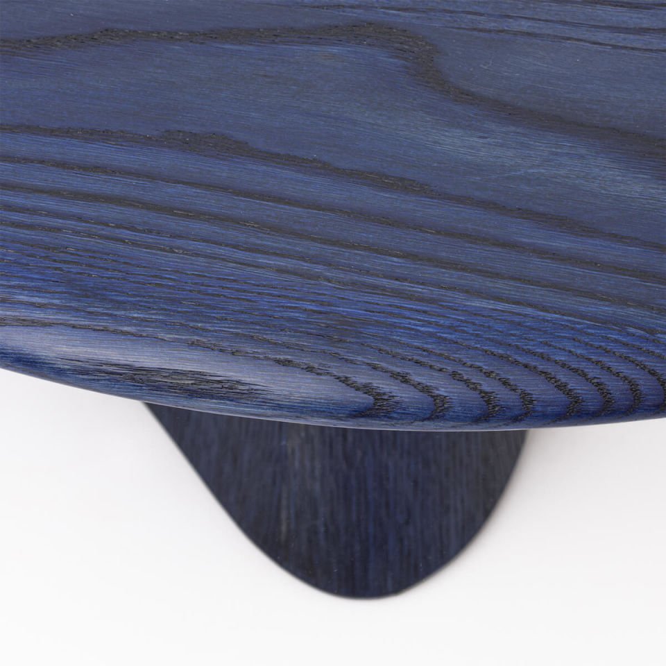 Masif Ahşap Masa – LAGOON Serisi Navy Blue