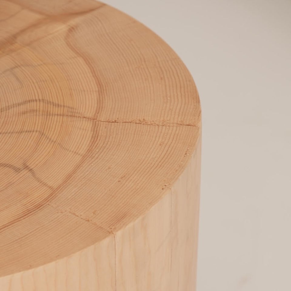 Solid Cedar Platform / Stool