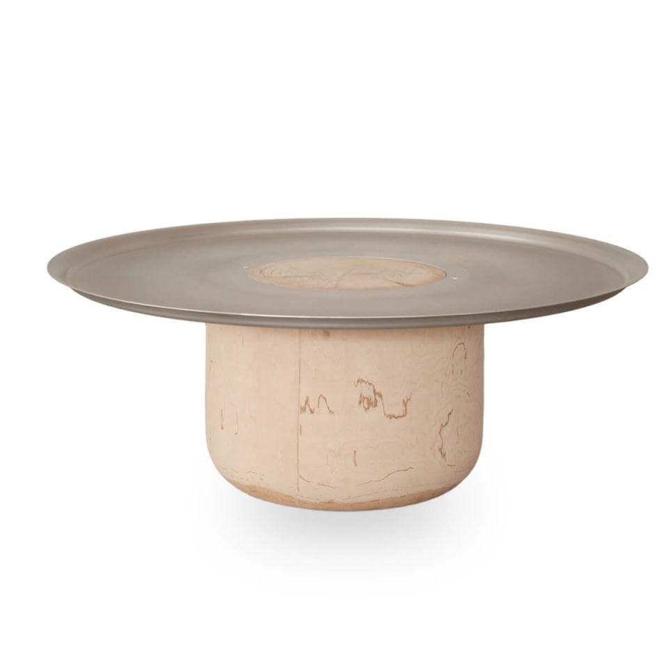Silver Color Sofa Center Table – SOFRA Series, Plain