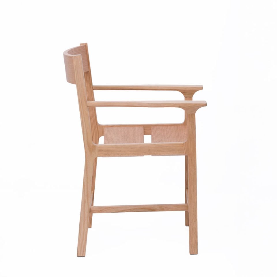 Masif Ahşap Sandalye 1 - BENT Serisi Raw